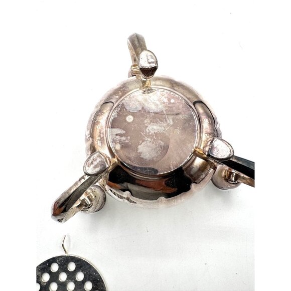 Vintage Leonard Candle Flower Holder Silverplate, Lotus Decorative Centerpiece - Picture 5 of 10